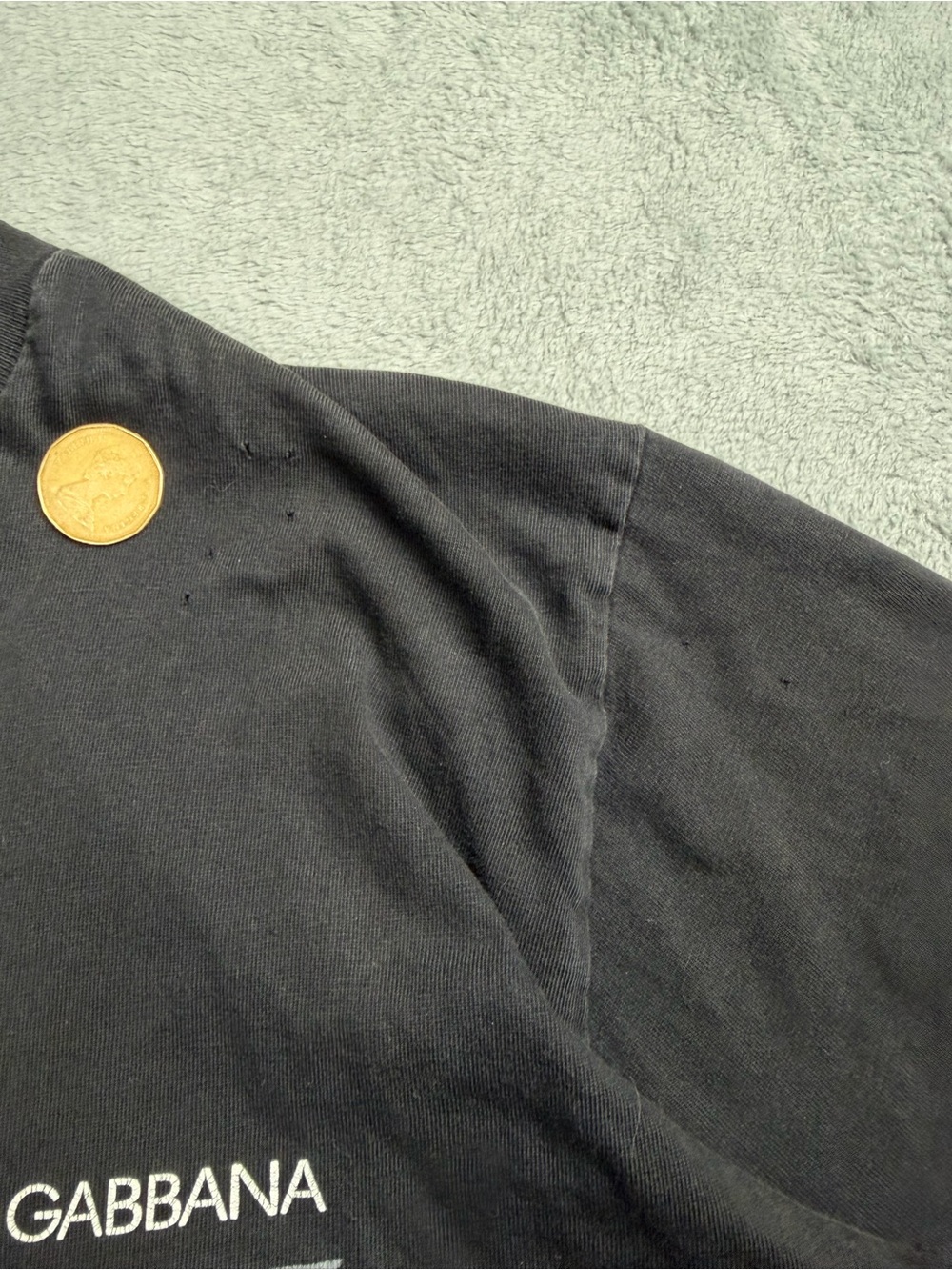 Dolce & Gabbana Black Logo Star Graphic Tee - Picture 3 of 7